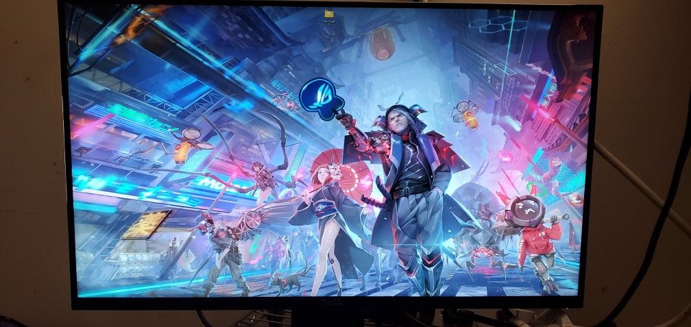 27  INCH GAMING  165 HZ small Issue