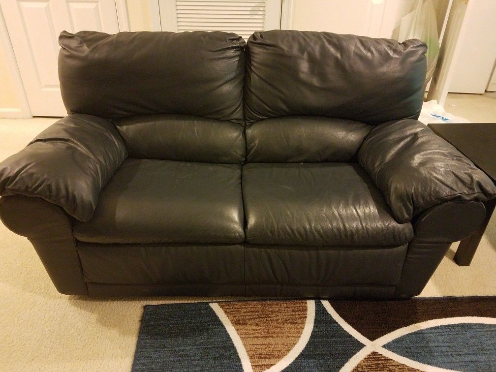 Moving Sale -Leather Sofa & Love seat