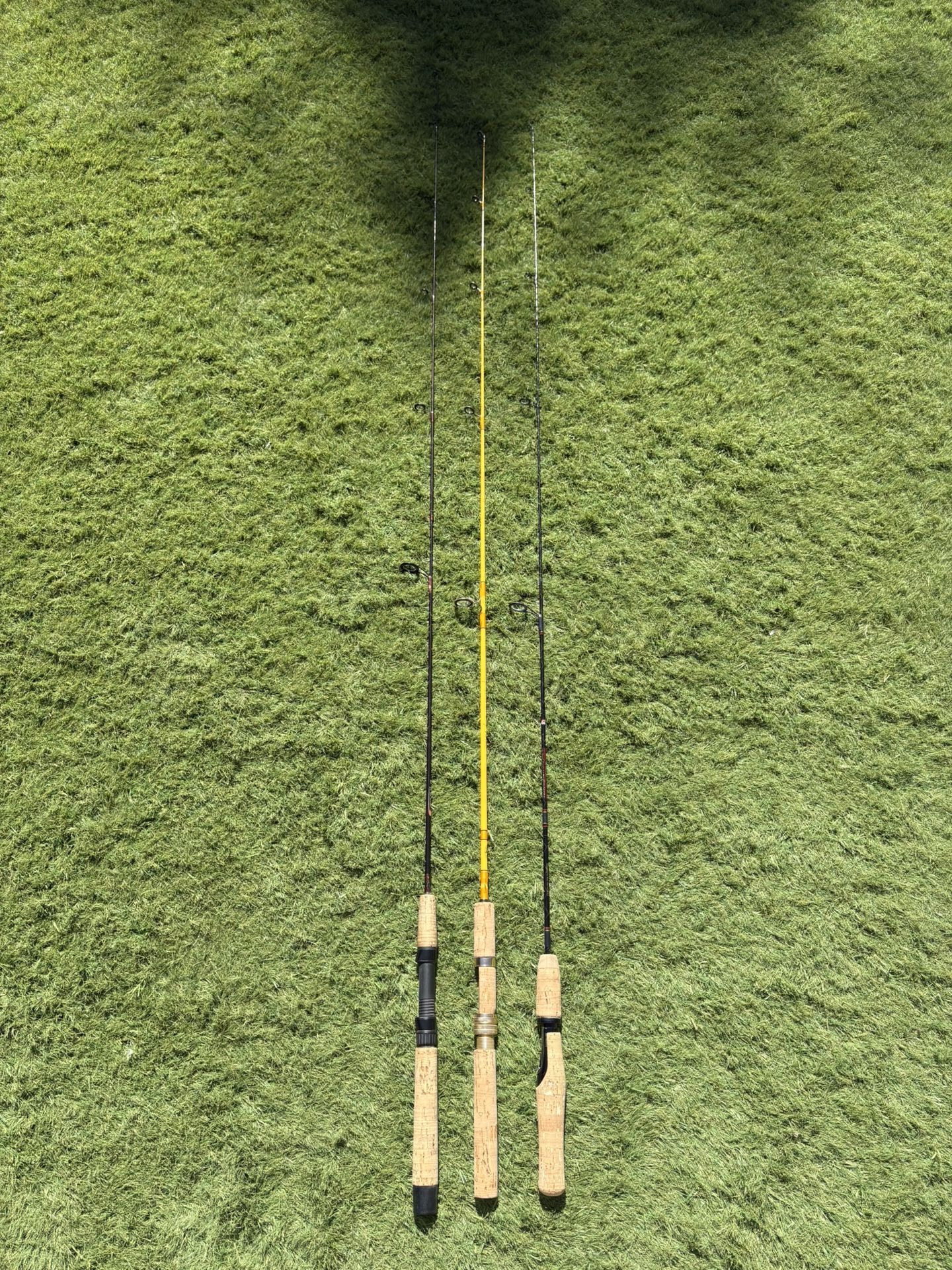 3 Trout Fishing Rods