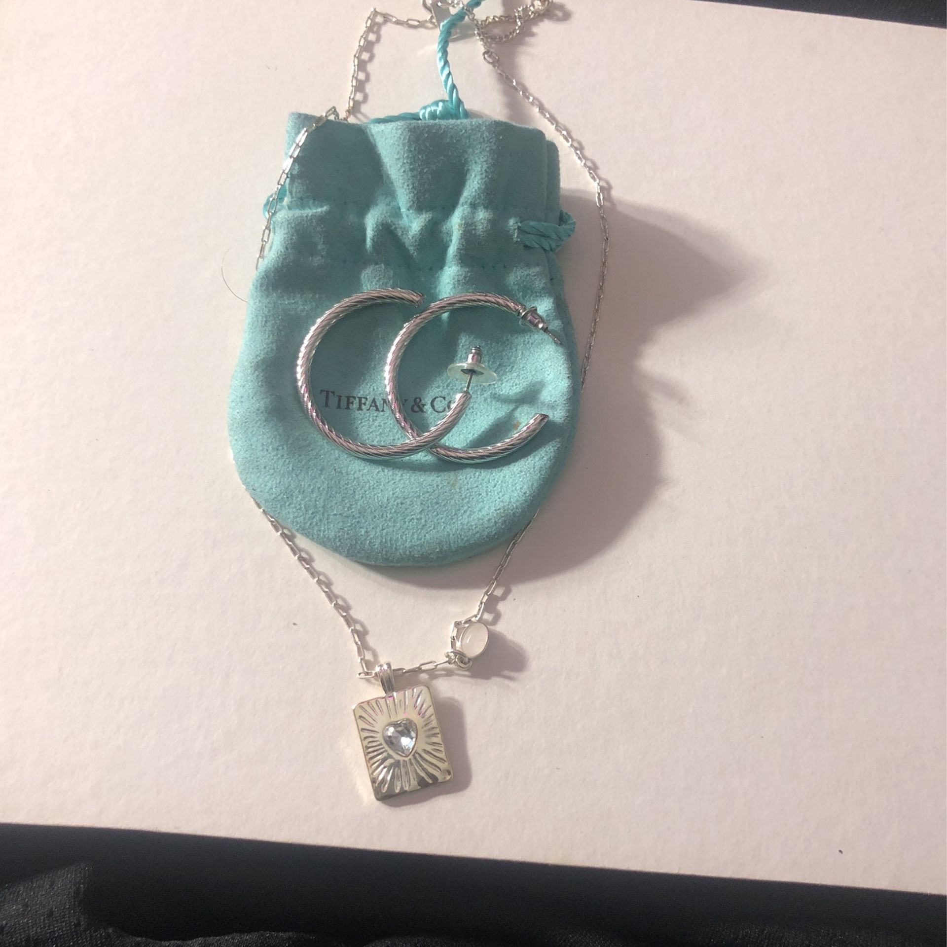 Tiffany Earrings And Necklace