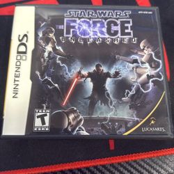 STAR WARS THE FORCE UNLEASHED DS GAME WITH CASE