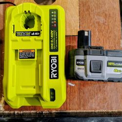 Ryobi 18v 8ah HP Battery & Dual Platform Hyper Charger