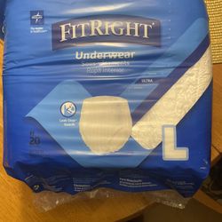 FitRight Large Underwear 160 Total Ultra Leakproof