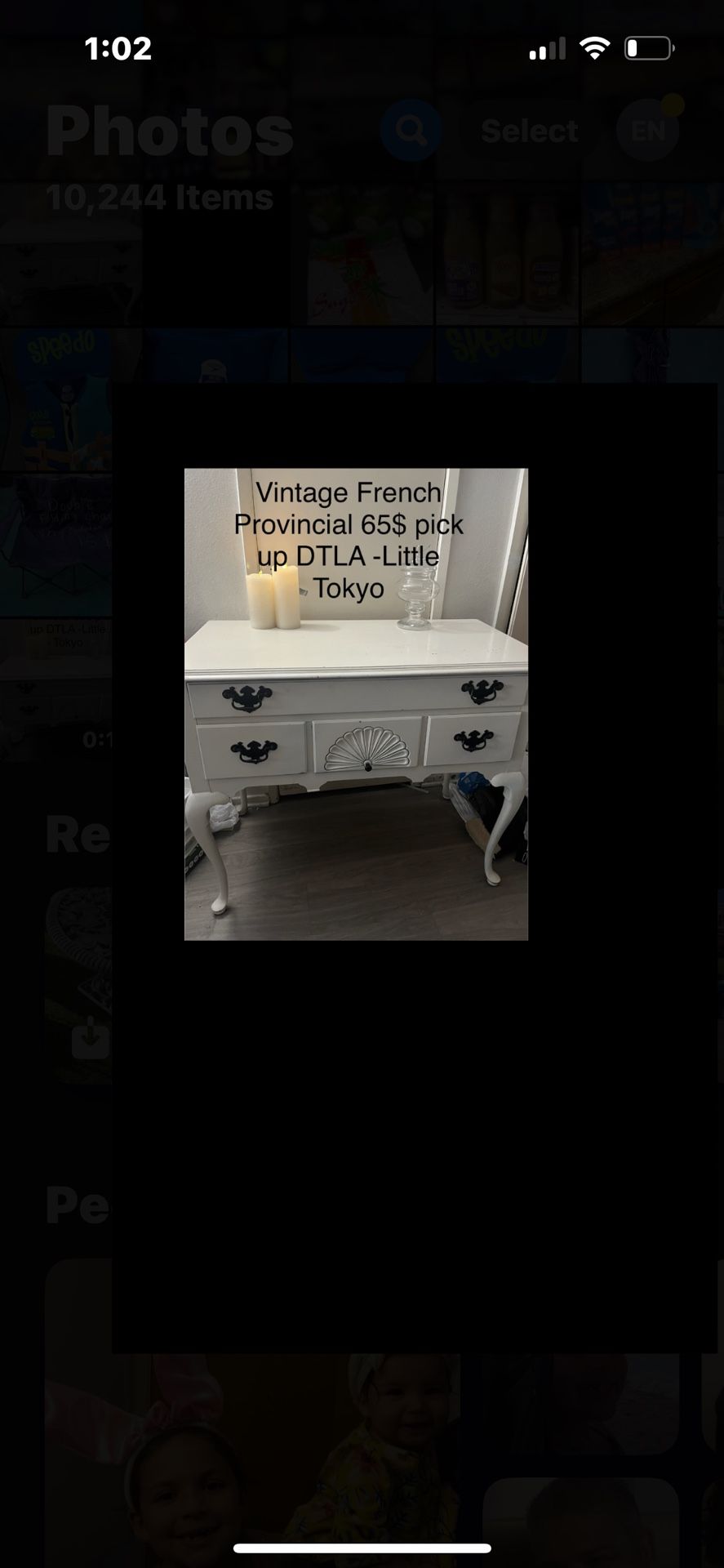 Vintage Furniture $65 pick up downtown LA Little Tokyo area