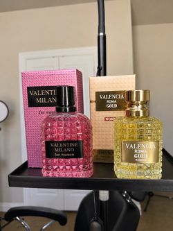 Valentine Milano & Valencia Roma Gold Perfume Set