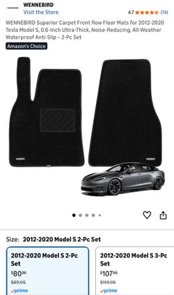 Tesla Model S Floor Mats