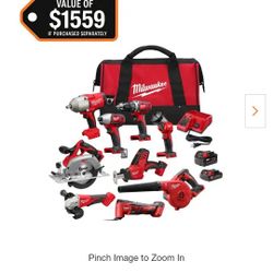 Milwaukee 9 Piece Set