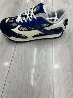 Bottega Blue Yellow Sneakers 