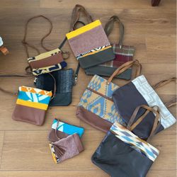 Pendleton Wool And Leather Bags