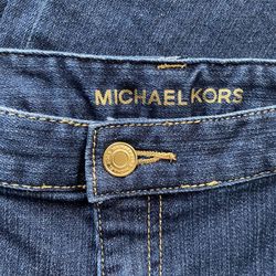NWOT MICHAEL KORS Women’s Jeans Dark Wash Mid Rise Jeans Sz 14