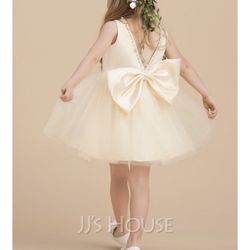 White Flower Girl Dress