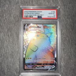 Pokemon Pikachu Vmax Secret Psa 10
