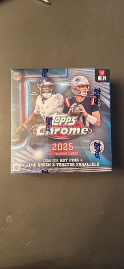 2025 Topps Chrome NFL Football Mega Box