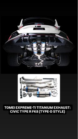 TOMEI EXPREME-TI TITANIUM EXHAUST: CIVIC TYPE R FK8 (TYPE-D STYLE)