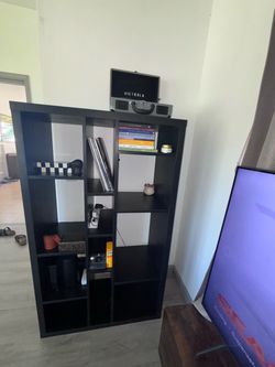 IKEA black bookshelf (12 slots)