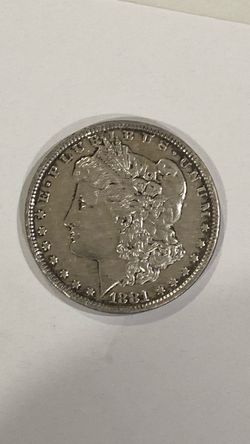 1881 O uncirculated toned Morgan dollar