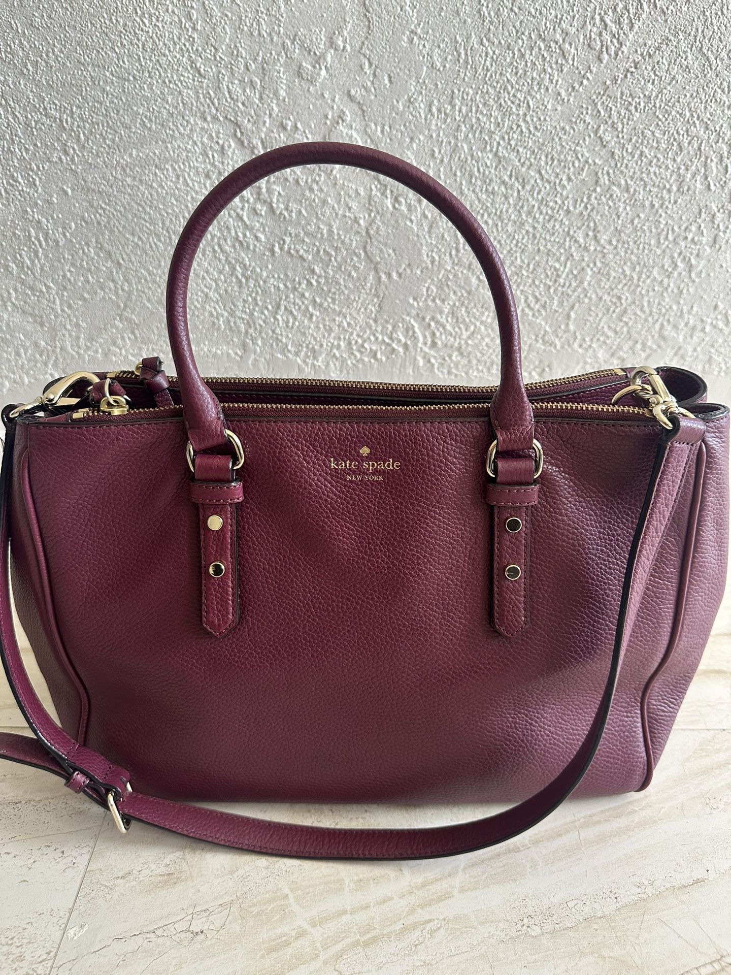 Kate Spade Maroon Shoulder Bag