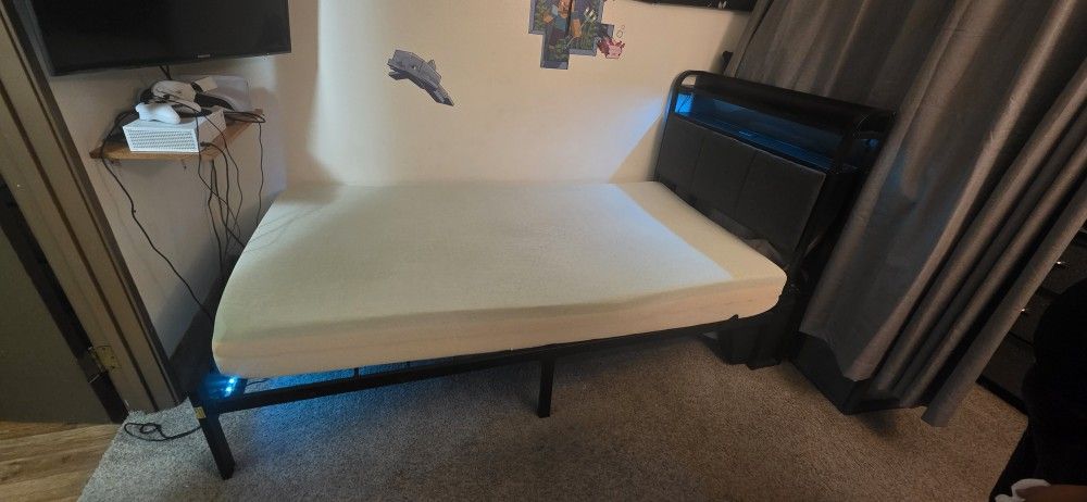 Twin Bed With Lights