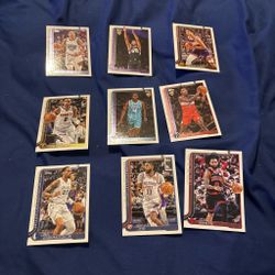 Topps NBA Basketball Cards Lot of 9