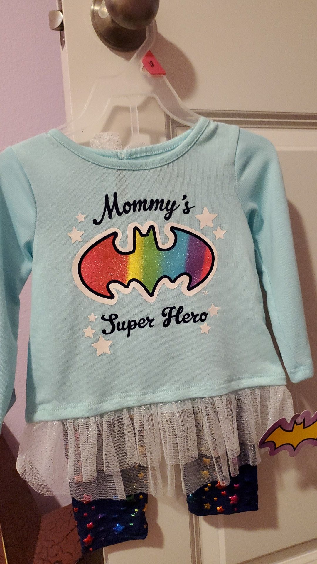 Brand new outfits 1st one is 18 months 2nd one 12-18 months