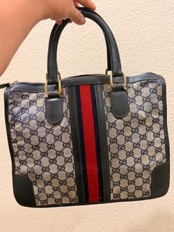 Vintage 1970s/80s Gucci Blue GG Supreme
