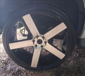 26's rims and new tires