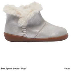 Timberland tree sprout bootie silver suede TD Toddler size 4 New In Box.  