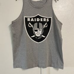 Mens Gray Raiders Tank Top Size Large 
