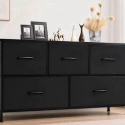 Black Storage Dresser