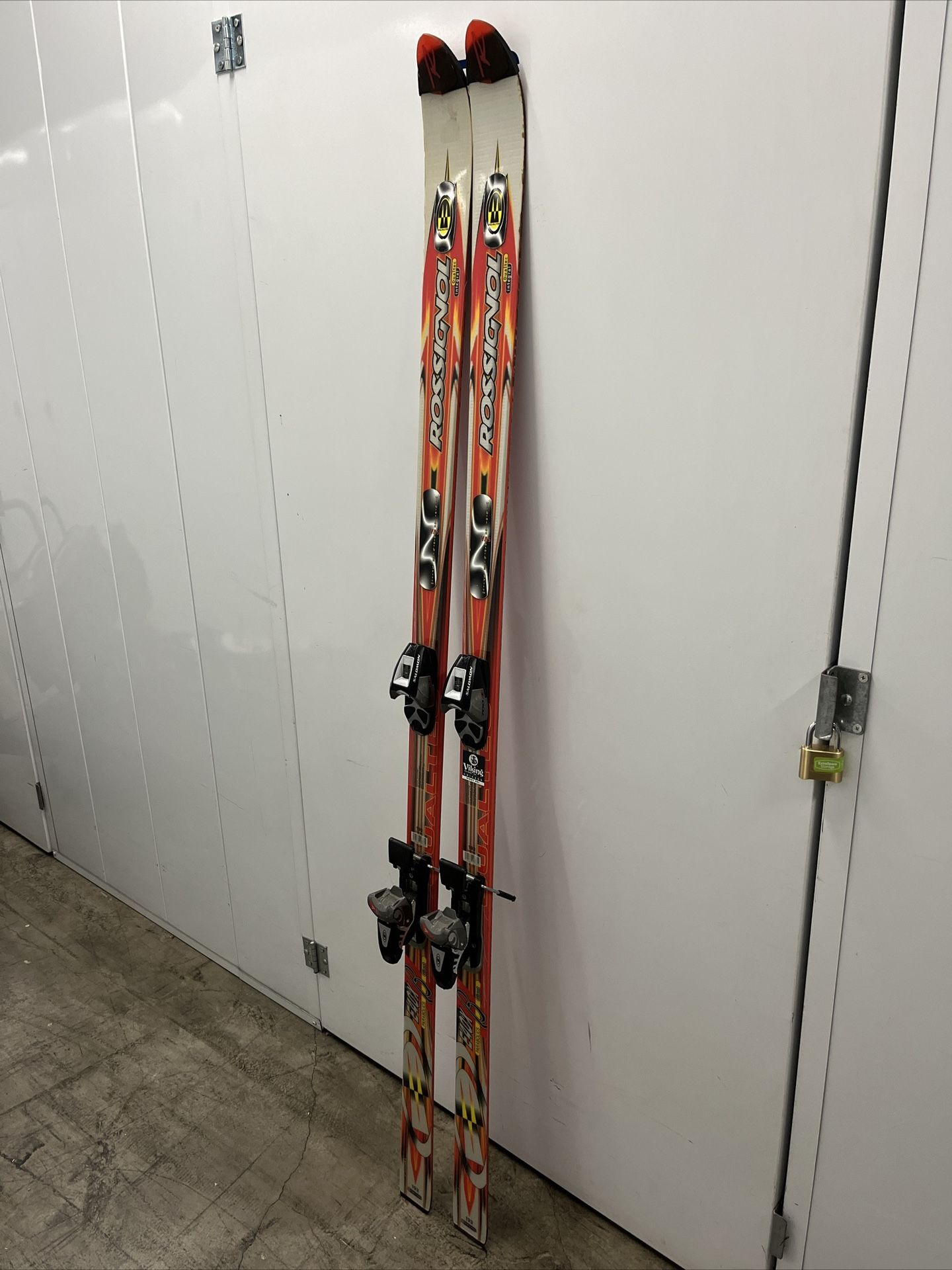 Rossignol E40X-B skis 193cm With Salomon 700 Bindings