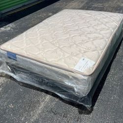 New FULL SIZE MATTRESS WITH BOXSPRING SET COLCHONES NUEVOS FULL SIZE BED 