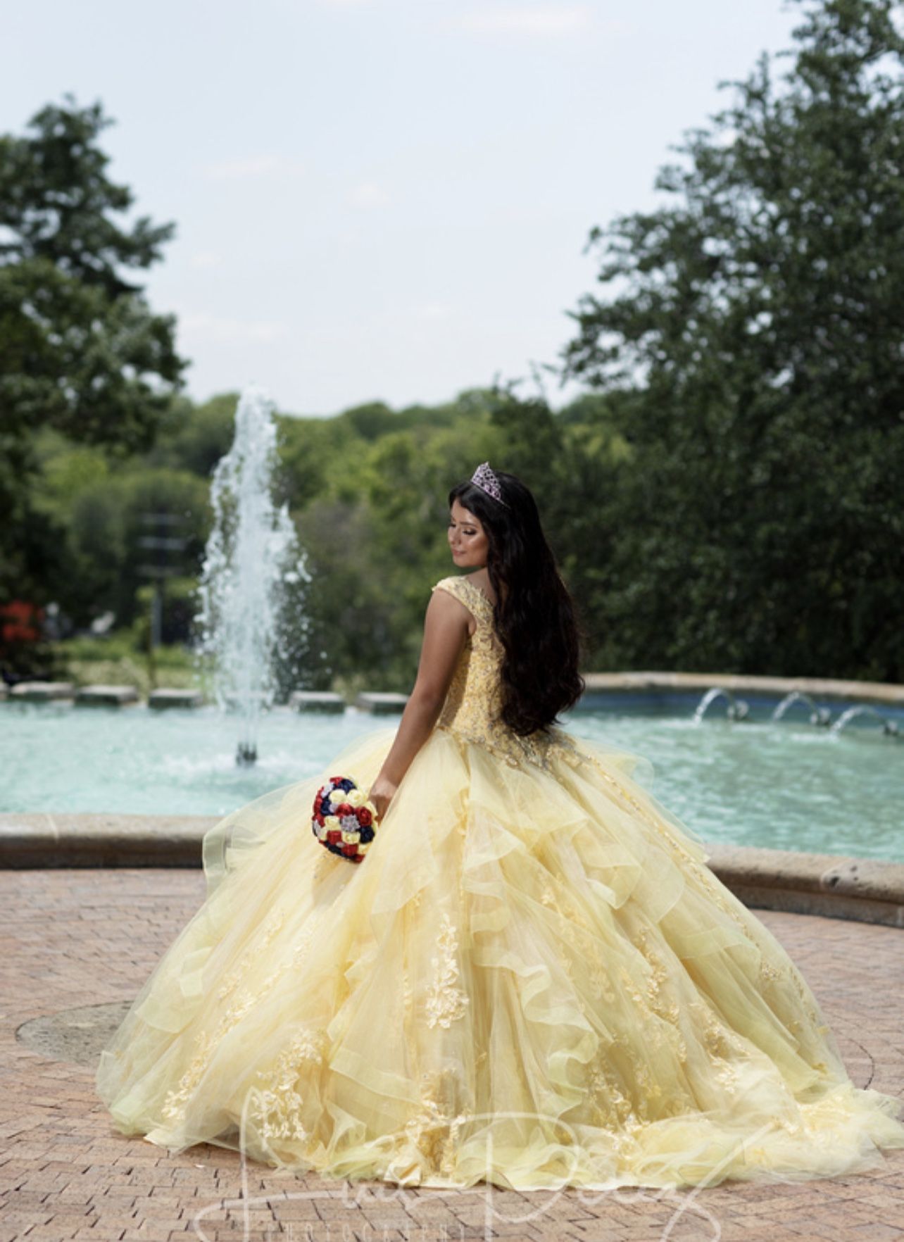 Yellow Quinceanera Dress