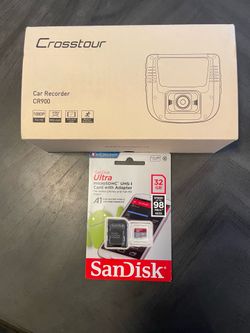New Crosstour CR900 Car Recorder with SanDisk 32GB MicroSD card