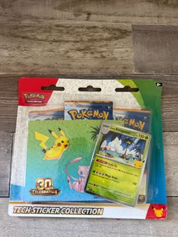 Pokemon 30th anniversary tech sticker