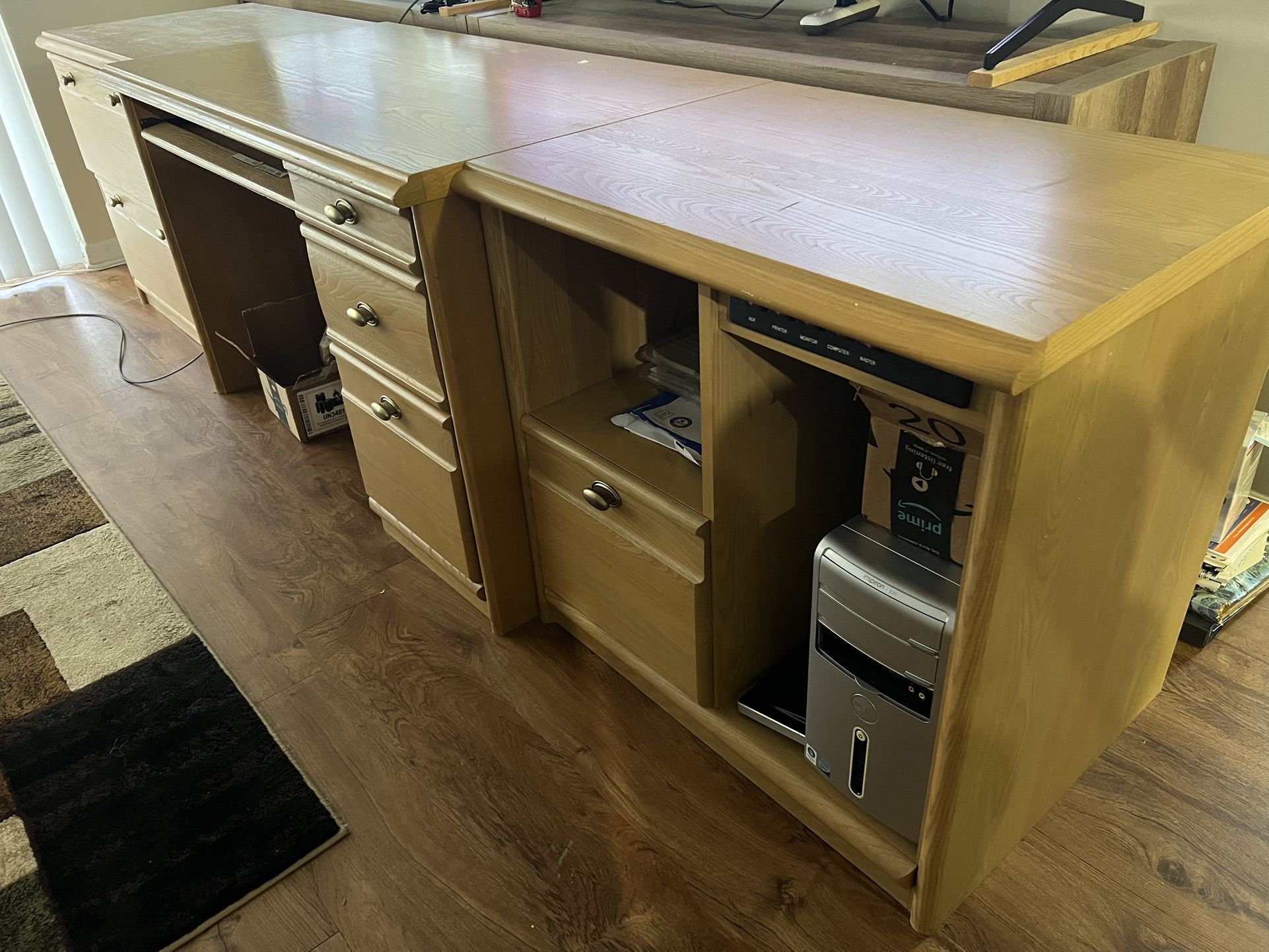 FREE FREE Wood Triple Desk (1st Floor)
