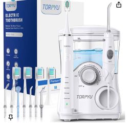 New Water Pick Flosser And Electric Toothbrush Combo