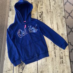 Osh Kosh B’gosh Little Girls Size 4/5 Flip Sequin Hoody