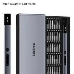 Mini Electric Screwdriver Set, Small Electric Precision Screwdriver with 5 Torque Levels, Max 0.75N.m, 500mAh Battery, 50-in-1 Cordless Power Screwdri