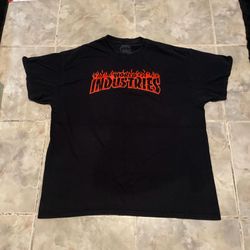 Vintage Y2K World Industries Men’s SZ XL T-Shirt Flame Boy Graphic Skater
