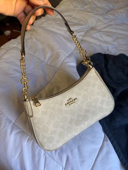 White teri purse
