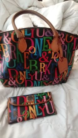 Dooney & Burke purse and wallet