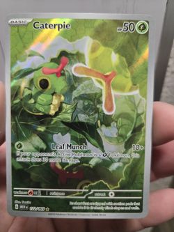 Caterpie  151 Pokemon Card 