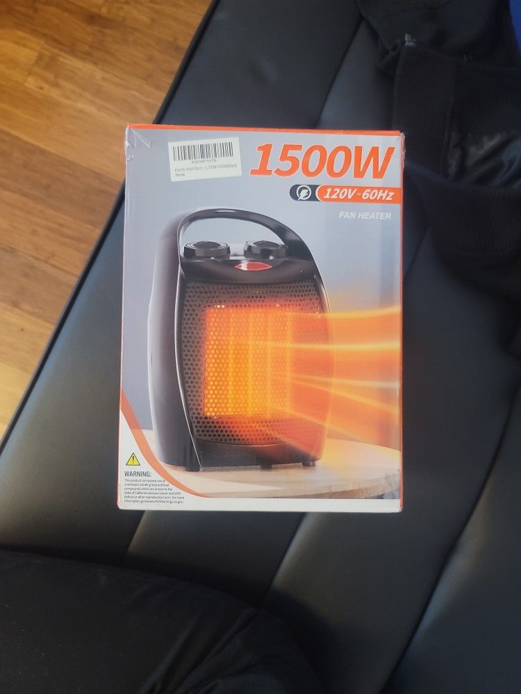Electric Heater 1500W 120V 60Hz Ceramic Fan Heater