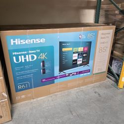 85 INCH HISENSE 4k Tv  With Warranty