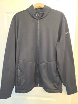 PRE-OWNED, Nike Golf Therma-FIT Black Full Zip Jacket Extra Large XL