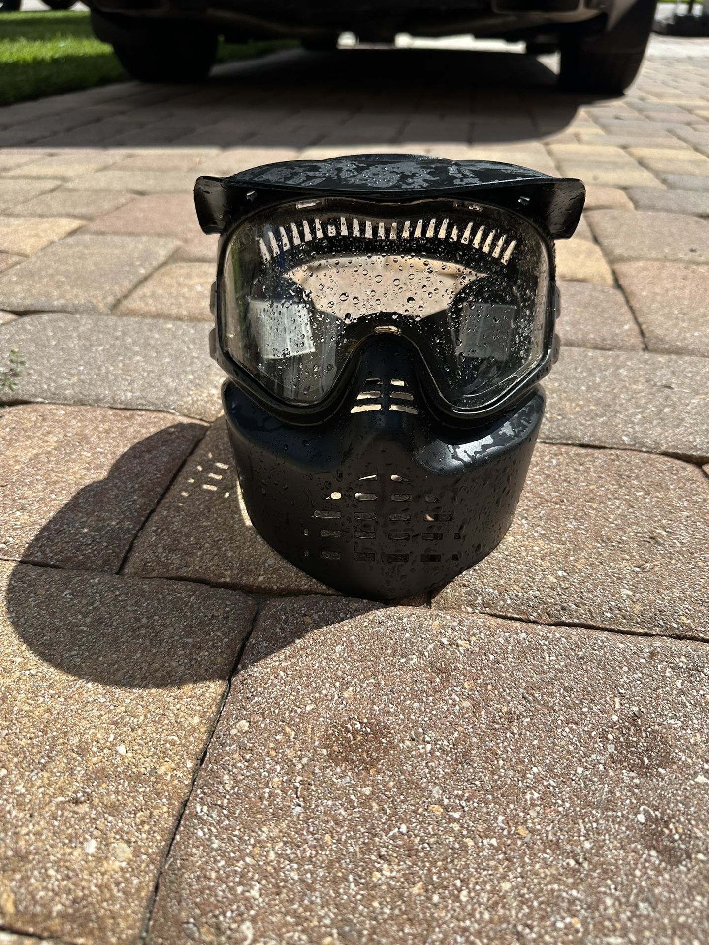 Used Paintball Face Mask