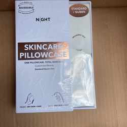 Night 100% Mulberry Silk Pillowcase King White