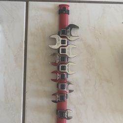 Wrenches, Saw, Skateboard, Audio Table