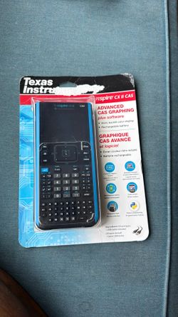 TEXAS INSTRUMENTS TI-Nspire CX II CAS GRAPHING CALCULATOR | Color Screen, 8 Built in Apps, Python programming for Math, Science, and Finance | Signatu