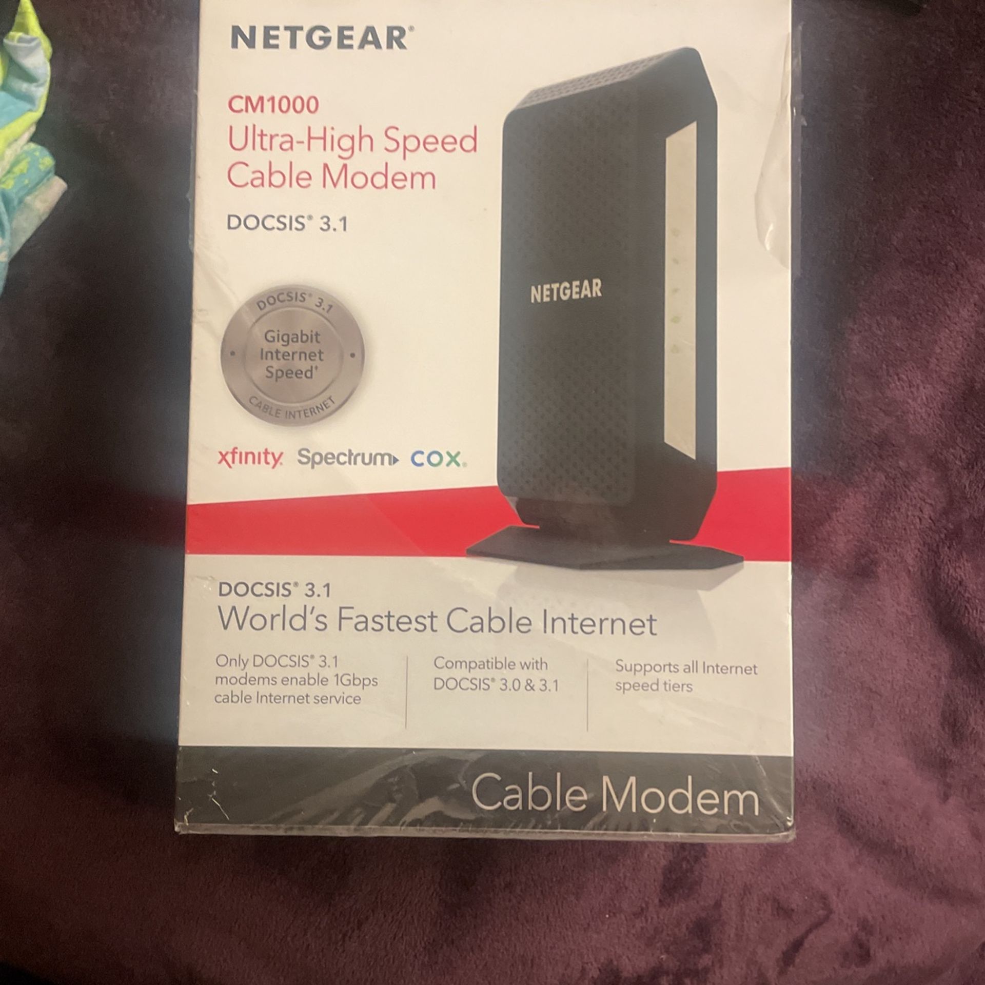 Netgear Ultra High Speed Cable modem